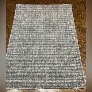 24.5x17 Gray Checkered Rug/Mat/Carpet